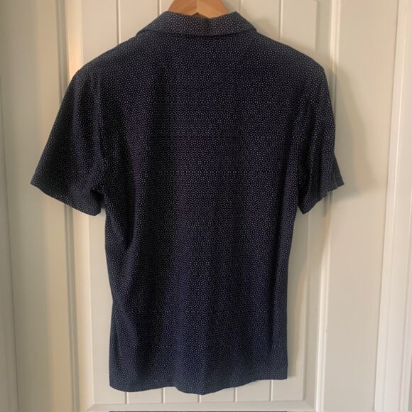 RW&CO. Men's Essential City Polo xs navy with white pattern - Picture 2 of 4